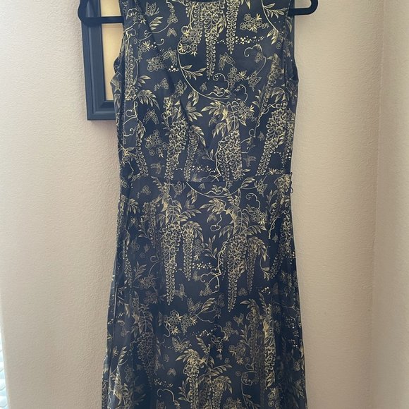 Monique Dress in Black Guilded Wisteria | Heart of Haute - Picture 2 of 2